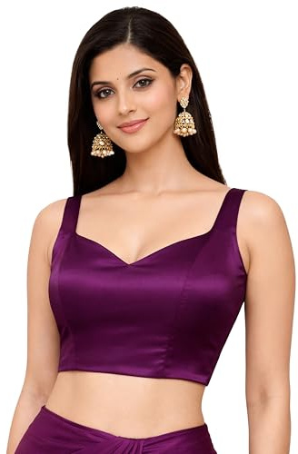 TRENDMALLS Women’s Fandy Satin Silk Blouse Ready to Wear