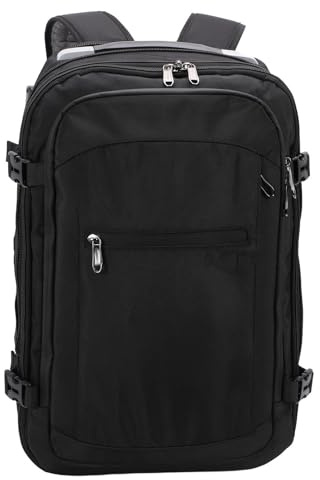 Yctze Sac à Dos de Voyage Sous Vide, 27 à 37 L, étanche, Extensible, avec Ports USB de Type C et Pompe électrique, pour Ordinateur Portable de 17 Pouces, Voyage D'affaires
