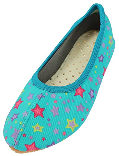 Beck Mädchen sterretjes Gymnastikschuhe, Türkis, 31 EU