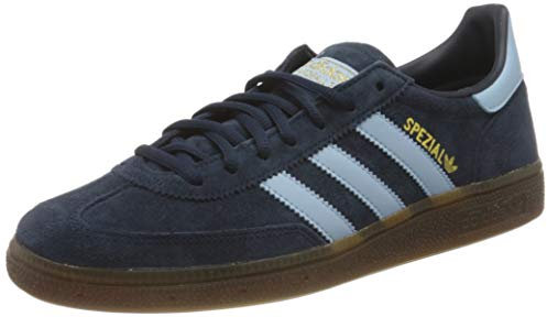 adidas Originals Mens Handball Spezial Sneaker, Collegiate Navy/Clear Sky/Gum,41 1/3 EU