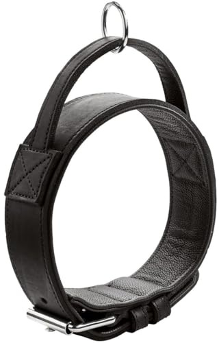 HUNTER Trainingshalsband mit Griff Larvik M (55), Schwarz