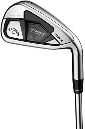 Callaway Golf Rogue ST MAX Individual Iron (Left Hand, Graphite Shaft, Stiff Flex, 8 Iron)