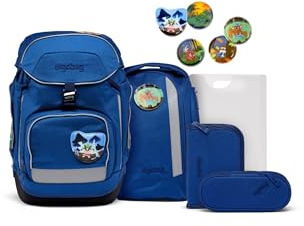 ergobag pack Set ergonomischer Schulrucksack, Set 6-teilig