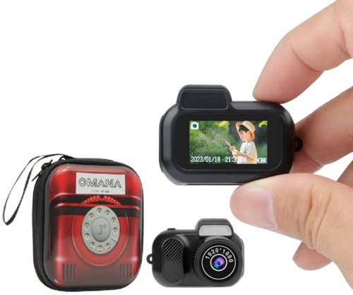 Mini Digital Camera Keychain with LCD Screen Full 1080P HD 32GB Card Monoreflexes Shaped CMOS Small Compact Portable Video Recorder