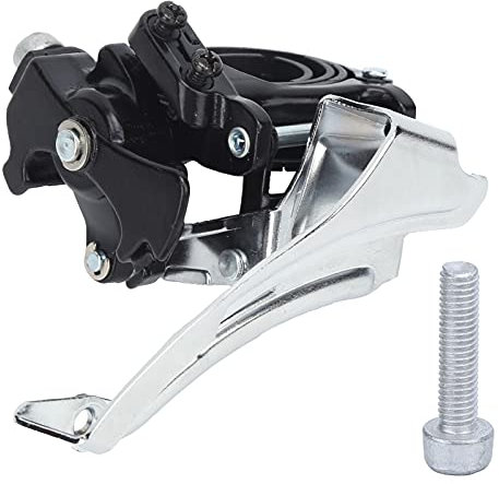 Otufan Fahrrad-Umwerfer aus Kohlenstoffstahl, 4,3 X 3,1 Zoll, Fahrradteile, Fahrradgetriebe, Mountainbike-Schaltfinger Für Kettenblätter Mit DREI Zähnen von 42–34–24 Zähnen