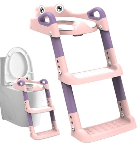 Scaletta per WC da allenamento, sedile per vasino,Sedile pieghevole per scaletta vasino per bambini - Vasino pieghevole per bambini, sedile WC regolabile per vasino per bambini, bambini,
