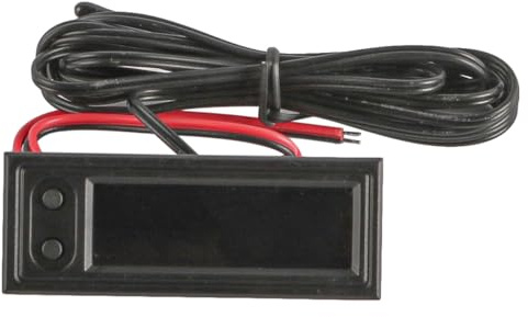 VOANZO Horloge de voiture électronique lumineuse numérique pour décoration de voiture, accessoire automatique ABS avec affichage vert pour tableau de bord intérieur de véhicule ou accessoire intérieur