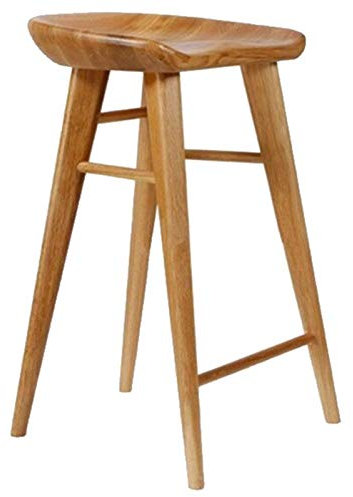 ASerZenith Barhocker Barhocker Moderne Einfachheit Küchenbar Eisenbarhocker Samtkissen Frühstücksstuhl Hohe Rückenlehne Hoher Hocker Metallbein Tragkraft 200 kg Mehrfarbig optional(Teak Color-75cm)
