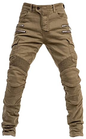 ORANDESIGNE Pantalon de Moto Homme Jeans de Moto Pantalon D'armure de Motard Pantalon de Protection pour Racing Vélo avec Tapis de Protection
