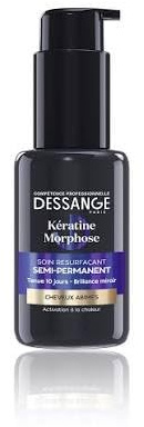 DESSANGE - Soin Cheveux Sans Rinçage Resurfaçant Semi-Permanent Kératine Morphose - Scelle & Imperméabilise La Fibre Capillaire - Cheveux Abîmés - 50ml