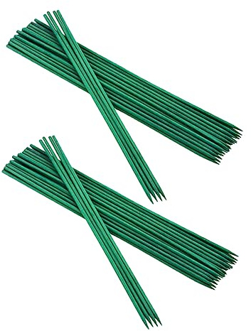 HANABASS 1 Jeu Tuteurs pour Plantes Support De pour Plantes Intérieur Bâtons De Jardin Colorés pour Grimpantes Et Vignes 50 Pièces