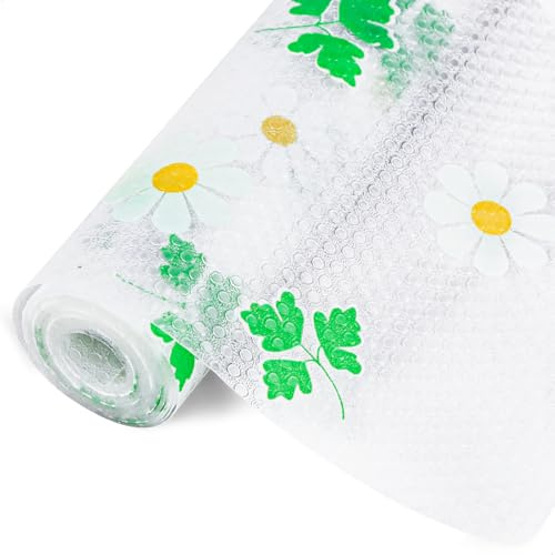 Rivestimento Cassetti, Tappetino Cassetti Cucina, Rotolo Plastica per Ripiani 30 Cm X 3 M, Tappetino per Ripiani con Motivo Antiscivolo a Pois, Adatto per Drawer, Armadietti, Ripiano del Frigorife