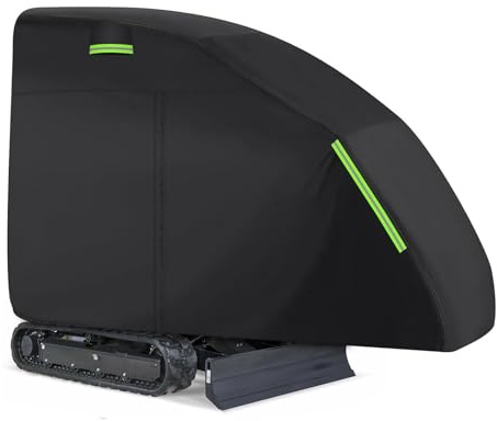 ciciglow Couvre-excavatrice Mini-excavatrice, épreuve de l'eau 210d Oxford Tissu à Fermeture éclair Extérieur, Expansion Couverture pour la Protection de la Pluie de Neige Imperméable