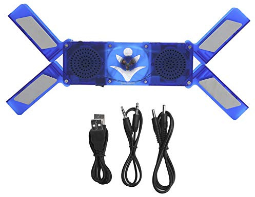 DR 2009 Laptop Pad, Foldable Notebook Computer Cooler with 2 LED Fans, Thin ABS Base with Sers, USB ed for 12 17 Inch Lap