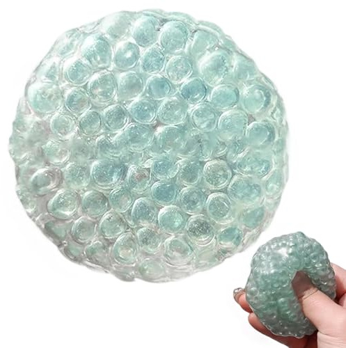 Palla antistress, palla da spremere antistress, perline sensoriali rumorose per bambini, adulti