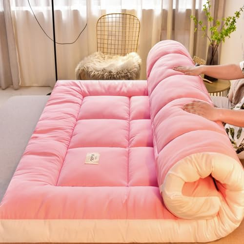 Japanisches Futonbett, faltbare Einzel- und Doppelmatratze, bequeme Schlafmatte, ideal zum Ausruhen (120 x 200 cm) - Perfekt für Zuhause & Reisen