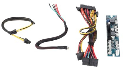 Socobeta Module d'alimentation D'ordinateur 300 W Résistant aux Hautes Températures avec Condensateur Solide, Conception Plug and Play, pour Les Constructions ITX DIY