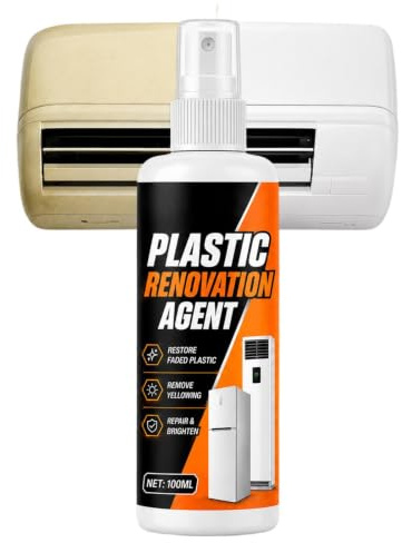 Luftkonditioneringsförnyelsespray 100 ml Skonsam Djuprengörande Säker | Luftkonditioneringshölje Gulningsborttagare För Badrum Tvättstuga Garage Kontor Studentrum Restaurang