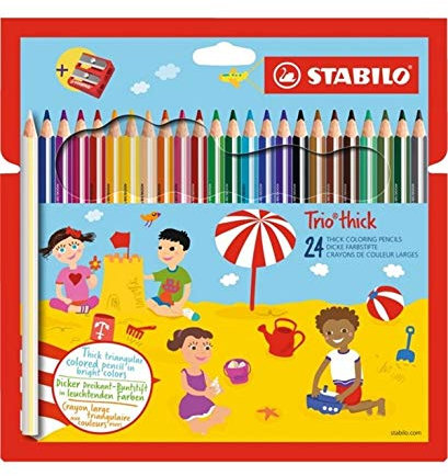 Stabilo 040024.02 Trio Maxi Buntstift 24 Stück