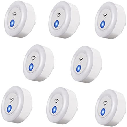 Closer 8 pezzi Anti-zanzare ad Ultrasuoni Anti-Elettronici possono respingere topi, zanzare, scarafaggi, mosche, pipistrelli, ecc. Spina UE