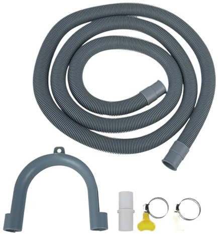 Kit De Rallonge De Tuyau De Vidange De 6,6 Pieds, Tubes De Rallonge De Tuyau De Vidange De Remplacement Universels For Lave-linge, Lave-linge, Sèche-linge, Lave-vaisselle
