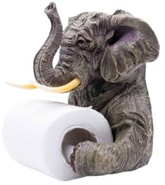 Homezone Groß Elefant Toilettenpapier Rollen Halter Wandmontage Toilette Seidenpapier Spender Gewebe Halter Badezimmer Dekor