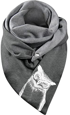 Dreieck Schal Damen Winter Warm Schlupfschal Herbst Halstuch Kuschelig Winterschal Blumen Muster Herbst Schal Frauen Deckenschal Halstuch Scarf Poncho Cape