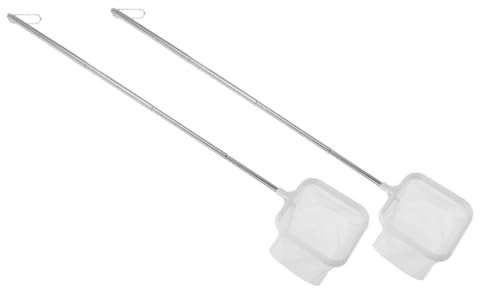 COLLBATH Aquarium Shrimp Net Fish Capture Tank Cleaning Retractable Stainless Steel Fishing Net