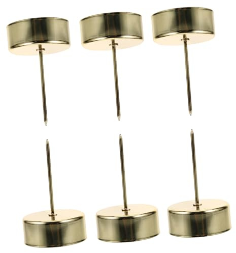 Didiseaon 6pezzi Portacandele Natalizi Con Picchetto Supporto Decorativo Per Candele Per Feste e Decorazioni Di Natale Elegante e Pratico Per Centrotavola e Alberi Di Natale
