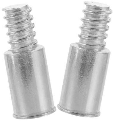 ARTSEWPLY 2 Stück Aluminiumgewinde Adapter Besenstiel Ersatz Gewindespitze für Stangen aus Eisen und Holz Rostfrei Langlebig Einfache Montage Kompatibel mit Mop und Verlängerungsstangen