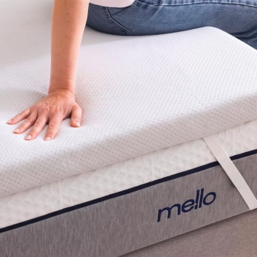Surmatelas 90 x 190 - Viscosoft Mémo 5cm Mémoire de Forme, Confort Moelleux, Soulage Les Points de Pression, Maintien Optimal, Housse Bambou déhoussable et hypoallergénique