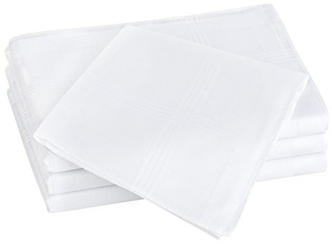 Tobeni 12 Stück Herren Stoff Taschentücher Herrentaschentücher Stofftaschentücher 100% Baumwolle-Satin Farbe Design 20 Grösse 41 cm x 41 cm