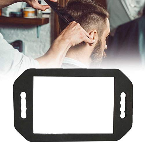 Tragbarer Versilberter Spiegel, Handspiegel, Verschleißfestes Desktop Make up Kosmetikspiegel Haushaltskosmetikwerkzeug für professionelle Friseure und Friseure(Mirror)