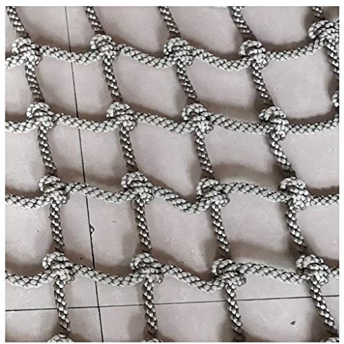 Kletternetz Kinder Seilnetze Seilnetz Kletternetz Strickleiter Erwachsene KlettergerüSt Indoor Kinder Outdoor Universal AnhäNger Balkon Kletternetz Zaunnetze ( Color : 8mm , Size : 1X6m/3.3X19.69ft )
