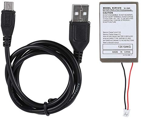Fdit Controller Replacement Battery with USB Cable, 2000mA Rechargeable Battery with USB Cable for Game Controller