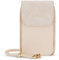 Expatrié Borsa a Tracolla Cellulare Donna Beige - Amelie - Borsello per Festival e Viaggio - Borsa Piccola per Telefono - Borsetta a Spalla Pelle PU