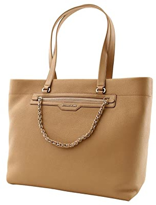 MICHAEL KORS 30R3S04T3L-222 ELLIOT LG TZ TOTE Women Kamel Size One Size