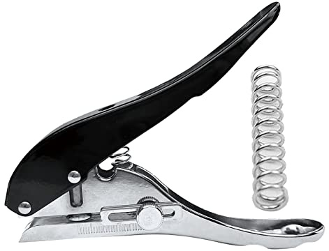 Perforator 8 mm hålslag - Tung bärbar perforator för papperskort, plastkartong och taggar | Perforera papper, kort och material