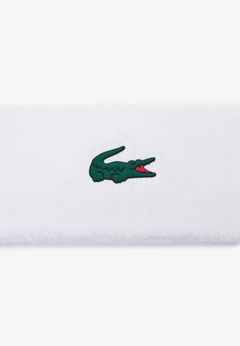 LACOSTE-STIRNBÄNDER-RL7569-00, Weiß, Taille Unique