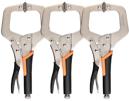NOEAIKE 3-Pack 11 Inch Locking Pliers Heavy Duty Vice Grips for Welding