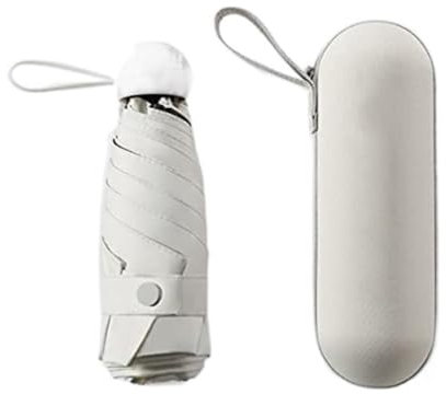 ATMRC Taschenschirme Regenschirme Capsule Mini Regenschirm Frauen Männer Sonne Regenschirme Sonnenschutz UV-faltbarer winddichter fünf haltender Regenschirm Regenschirme