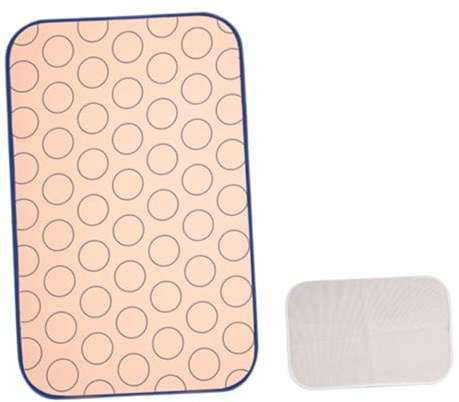 DimyFew Bügelmatte für Tischplatte, Bügelunterlage mit Wärmeisolationsnetz, verdickt, platzsparend, leicht zu reinigen, für Bett, Arbeitsplatte, Tisch, 62cm x 80cm