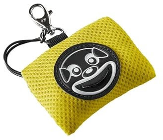 TRE PONTI DISPENSER PORTA SACCHETTI IGIENICI EASY CLEAN CON FACCINA PER CANI (GIALLO FLUO)