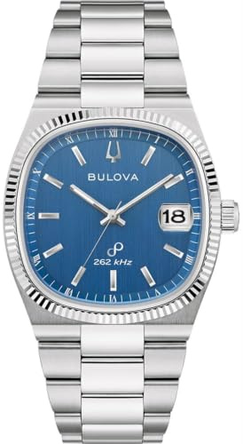 Bulova Herrenuhr Quarz Super Seville Stahl/Blau 96B440