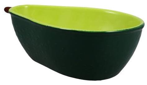 Yardenfun Ciotola in Ceramica Forma Di Avocado Fruttiera Elegante Per Servire Snack Insalate e Dessert Contenitore Capiente Per Alimenti