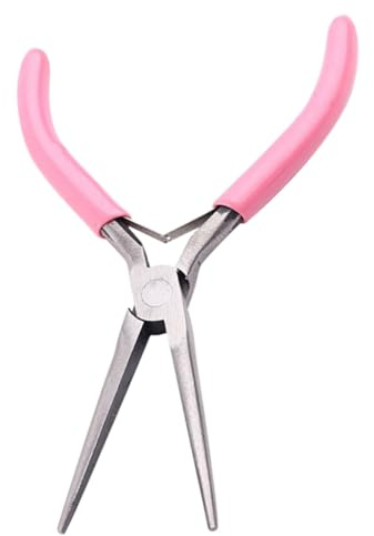 IWOWHERO Professionelle Nagelzange aus Edelstahl Spitz Zulaufend für Präzises Formen und Biegen von Künstlichen Nägeln Ergonomisch und Vielseitig für Nagelkunst und Schmuckherstellung für