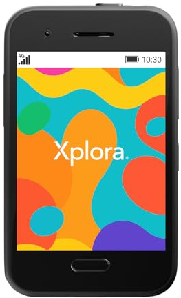 XPLORA One – Einfaches Telefon für Kinder mit Xplora Guardian Service, Touchscreen, Schulmodus, SOS-Funktion, GPS-Ortung und Sicherheitszonen – Abonnement Erforderlich