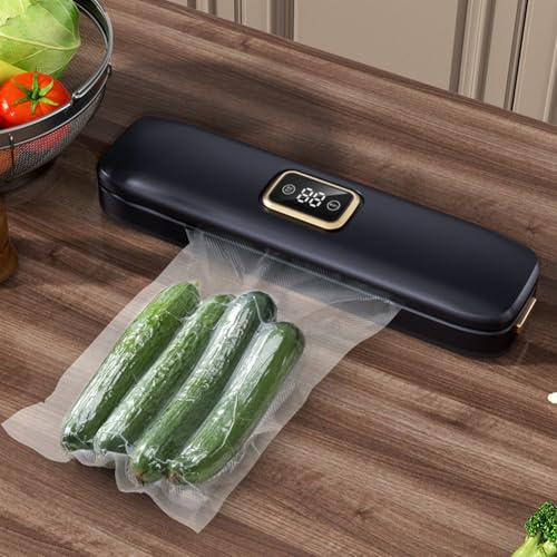Vacuum Sealer for Food Storage - 27 cm Food Packaging Machine, Dry/Wet Mode for Preserving Fresh Ingredients