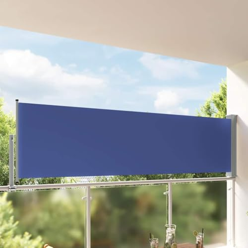 Genérico Toldo Lateral retráctil de jardín Azul 100x300 cm,Casa y jardín,Jardín,Artículos de Exterior,Sombrillas-48341