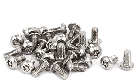 sourcing map 30 Stück M5x10mm 304 Edelstahl Linsenkopf Torx Schrauben Linsenschrauben DE de | 304 Edelstahl